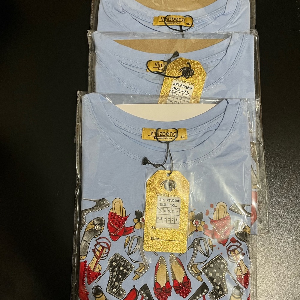 ⭐️Plus Vinizbena 3D t-shirt
